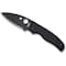Spyderco 2024 Spyderco Shaman G-10 Black Black Blade Serrated SPY-C229GSBK - alternate 3
